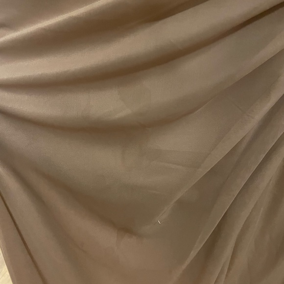 Taupe Azazie Bridesmaid dress - Picture 2 of 3